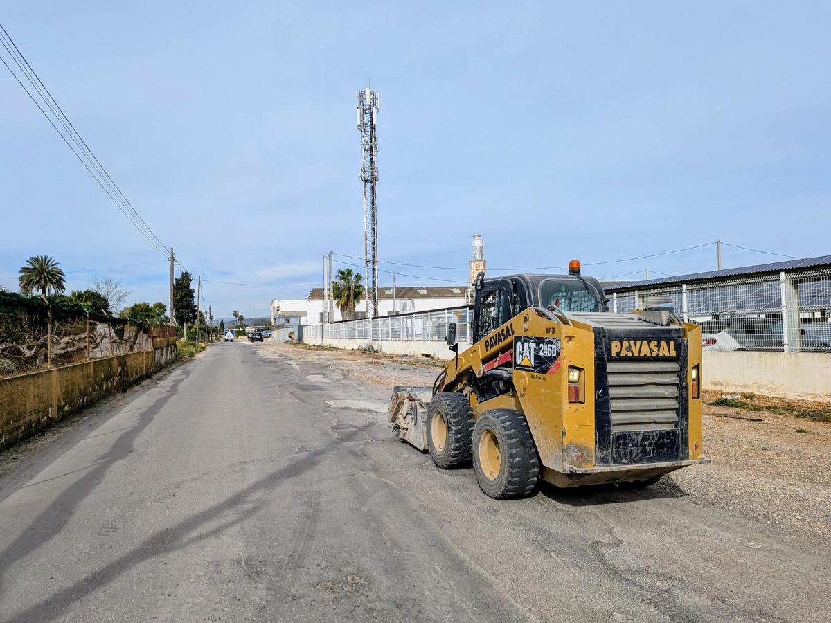 Benicarló ha comenzado este miércoles el plan de asfaltados.