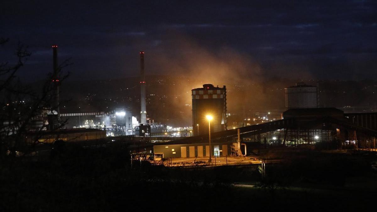 Instalaciones de ArcelorMittal en Veriña (Gijón).
