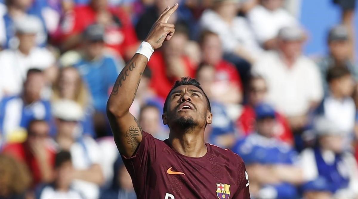 jdomenech40139778 barcelona s paulinho celebrates after scoring against getafe170916204342