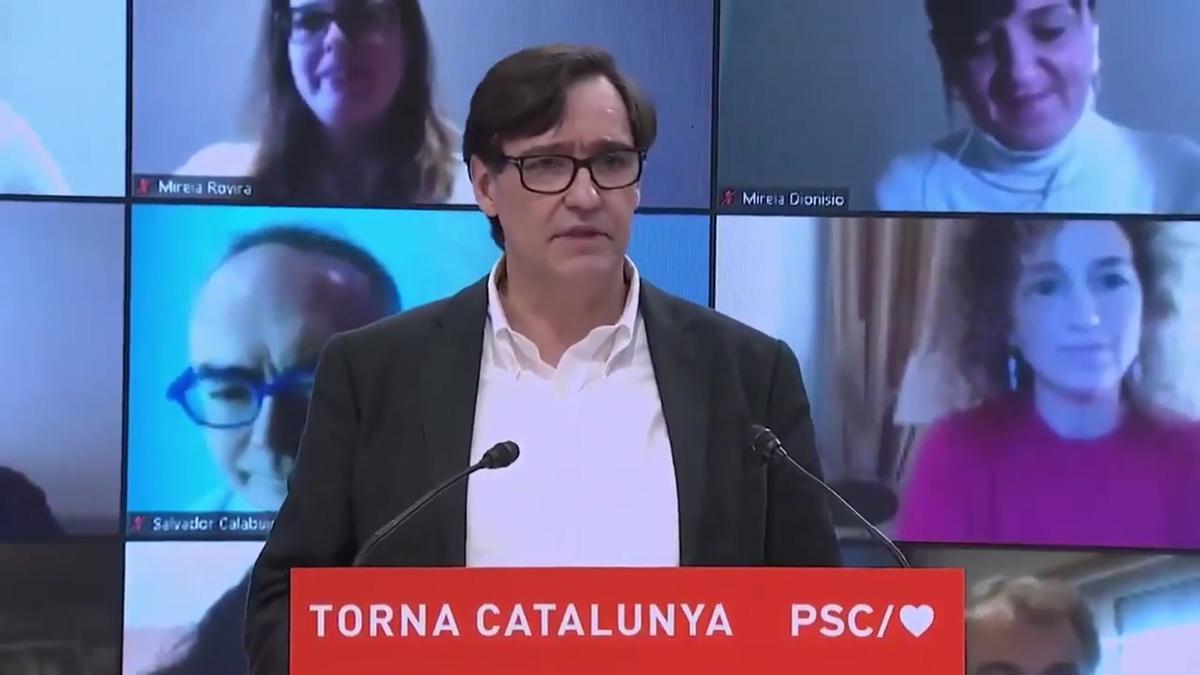Salvador Illa: "Estoy aquí para trabajar por el reencuentro de los catalanes y las catalanas"