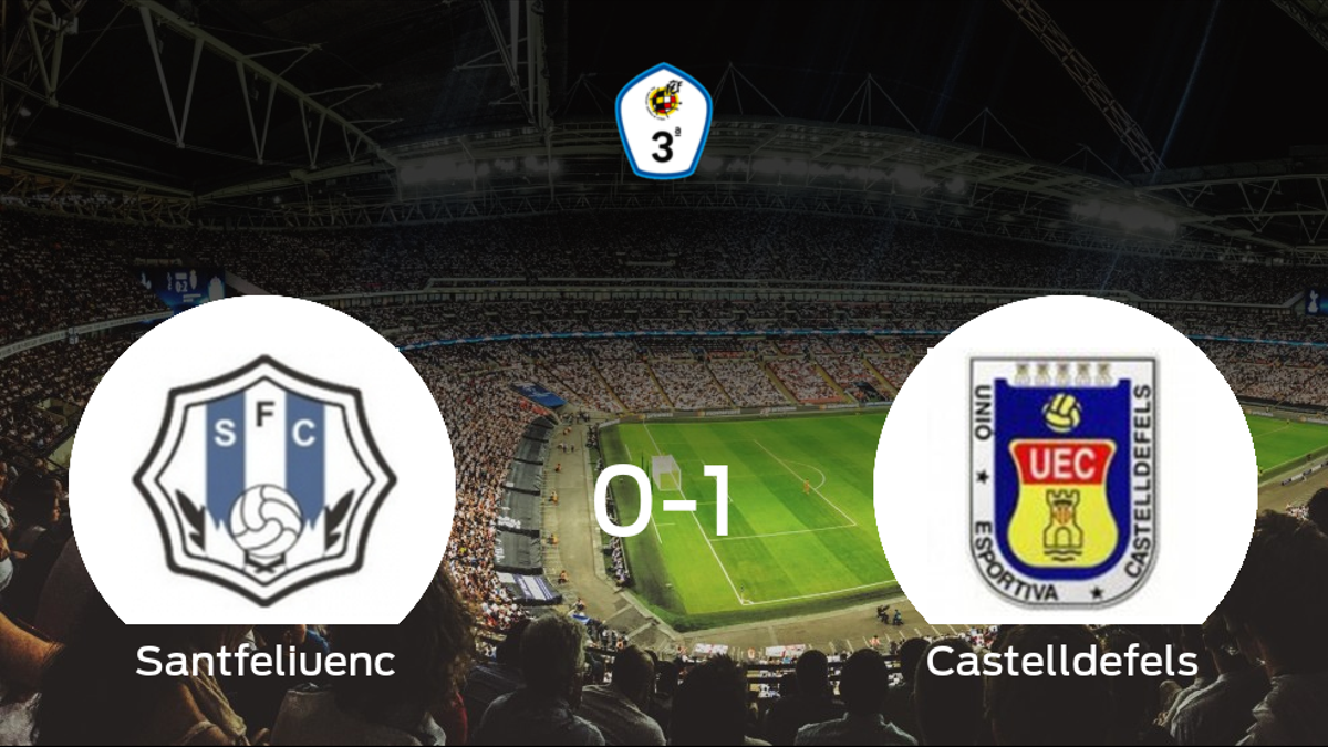 El Castelldefels suma tres puntos a su casillero frente al Santfeliuenc (0-1)