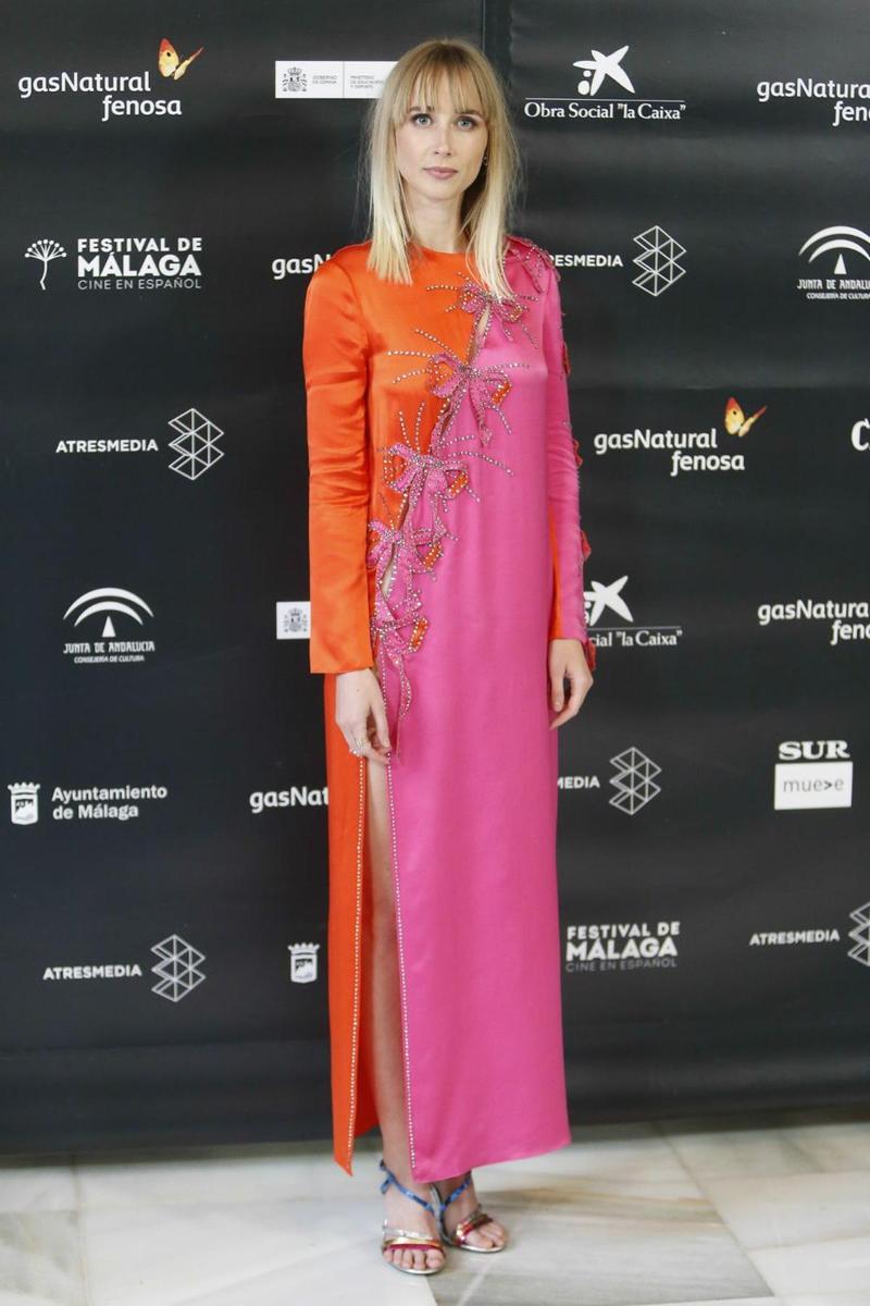 Ingrid García Johnson en la gala inaugural de la 21º edición del Festival de cine de Málaga