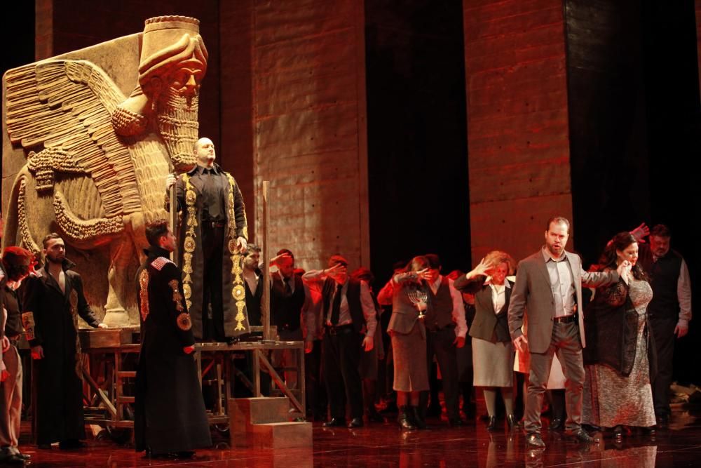 Ensayo general de la ópera Nabucco en Gijón