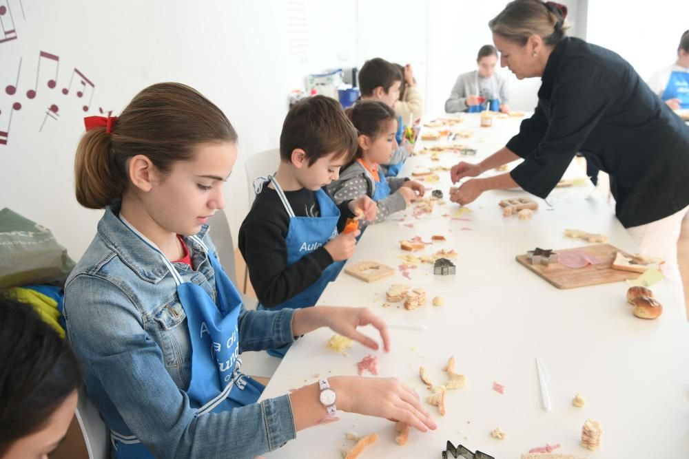 Taller infantil de cocina en Afundación