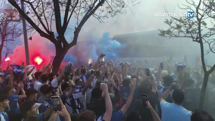 Así celebró Alicante el ascenso del Hércules