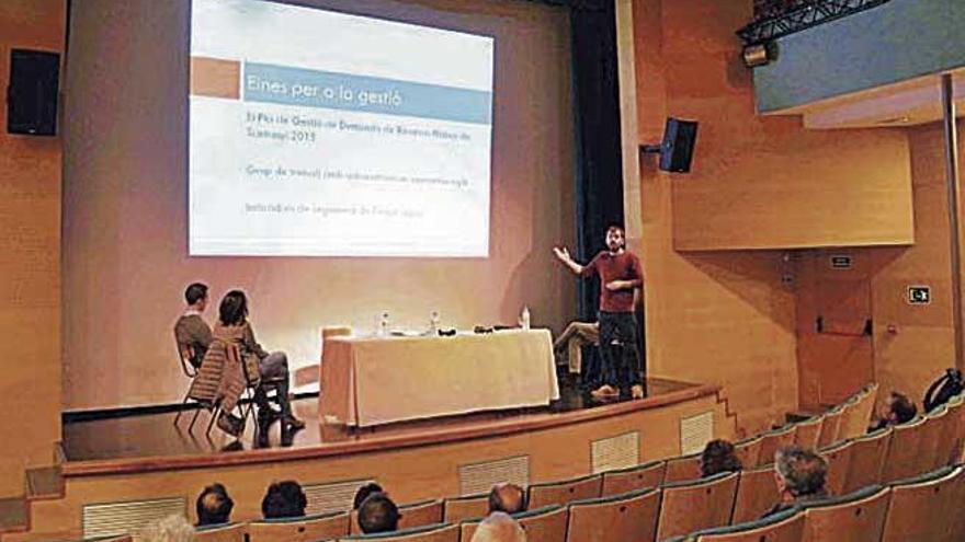 Presentación del ´Pla Director de l´Aigua Potable del Terme de Santanyí´.