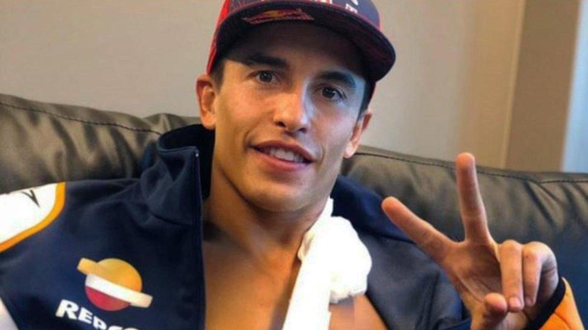 Marc Márquez, preocupado, pero sigue siendo optimista