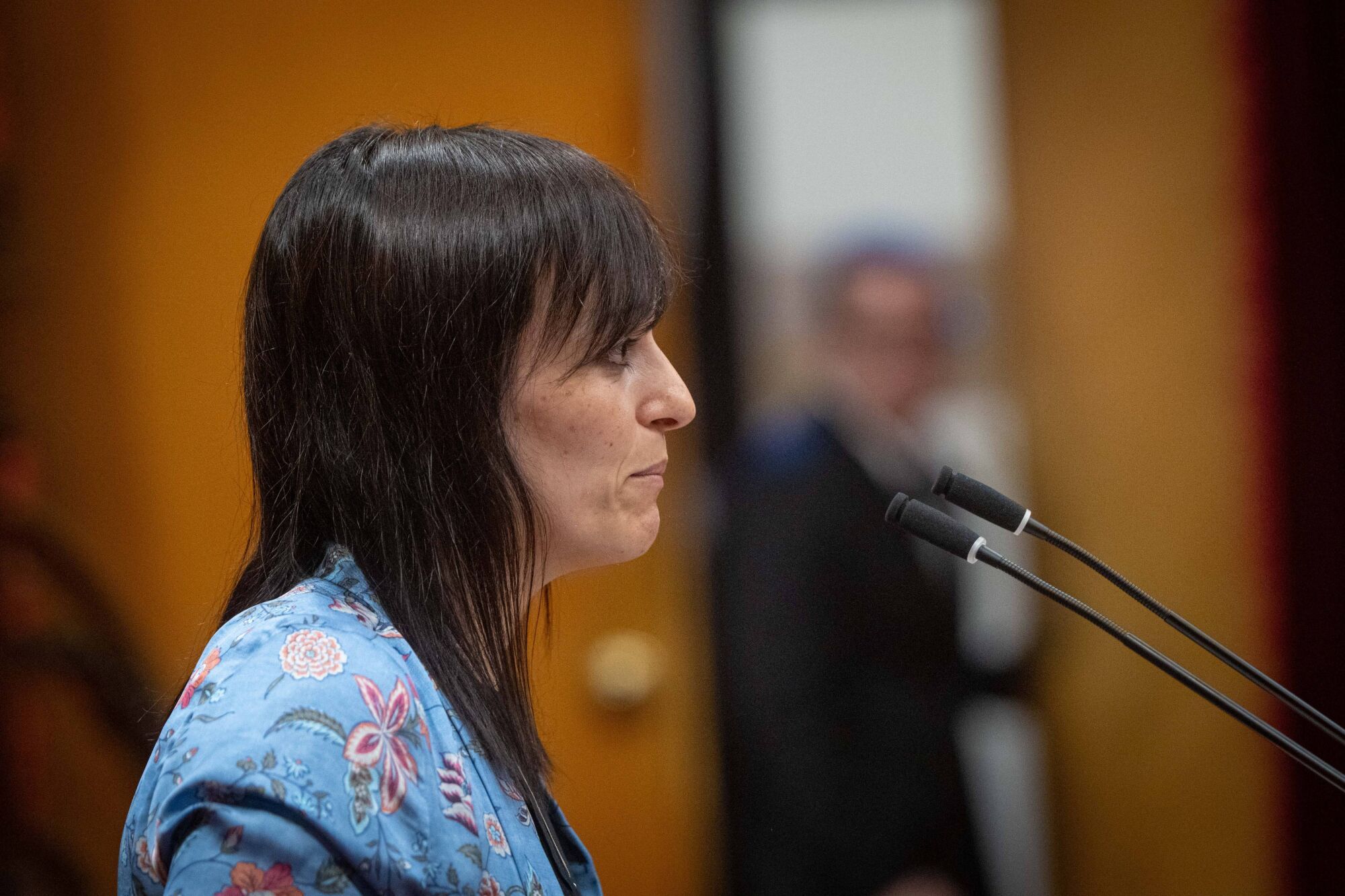 Sílvia Orriols, la líder de Aliança Catalana, en el Parlament.