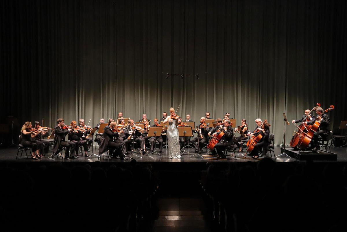 Imagen del concierto de la ROSS en el Teatro La Maestranza.