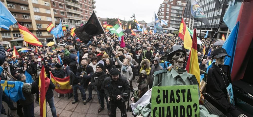 Manifestación policias en Oviedo