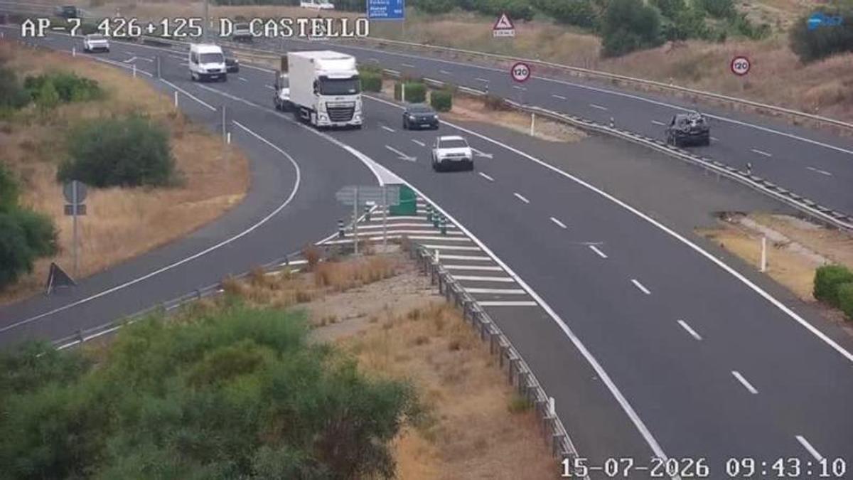 Imagen de la AP-7 en Castellón