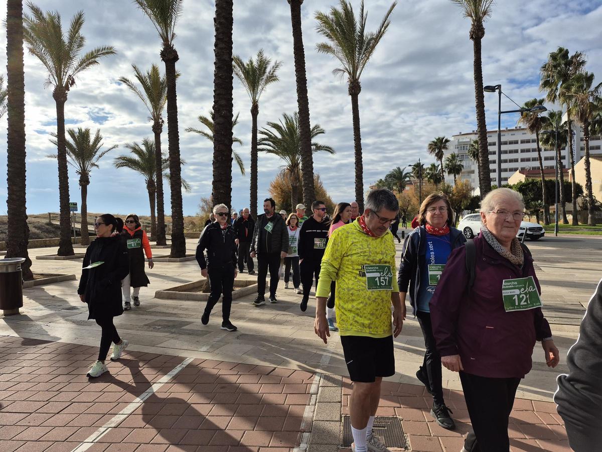 El evento ha consistido en una marcha solidaria de cinco kilómetros a pie.