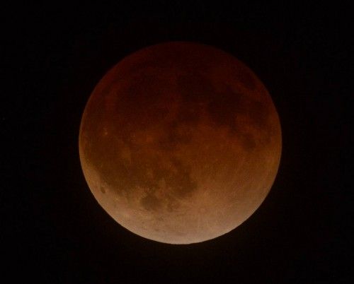 Imágenes del eclipse total de Luna