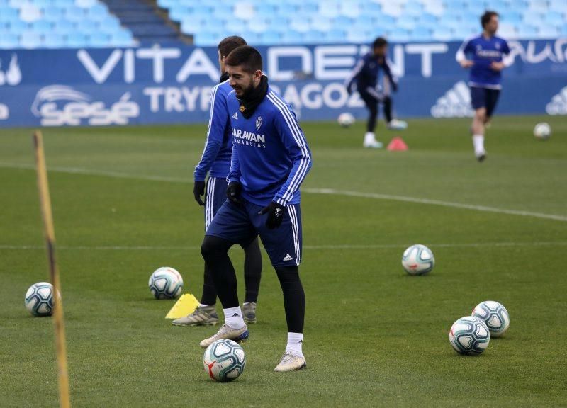 Entrenamiento del Real Zaragoza 19 de diciembre