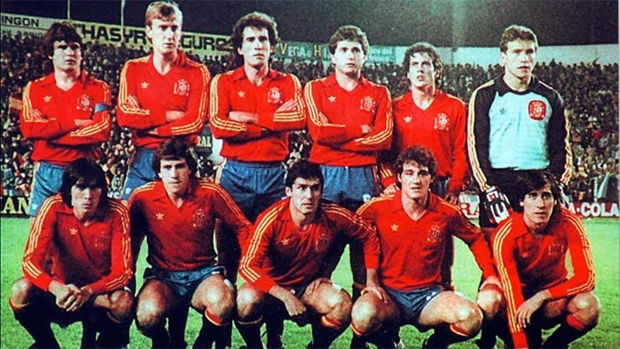 La selección del España-Malta de 1983 // FARO