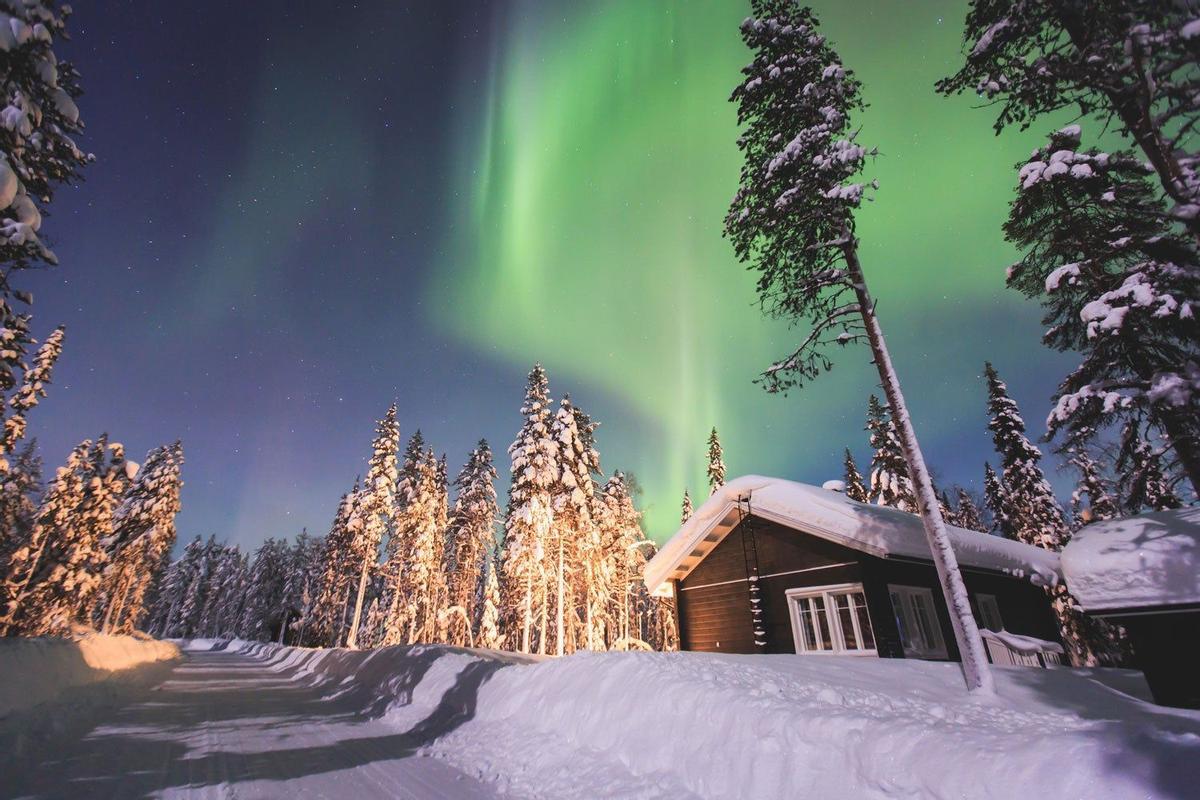 Santa Claus en Laponia Finlandesa