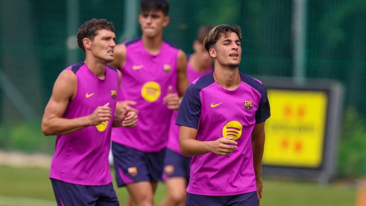 Guille Fernández, en una imagen de esta pretemporada