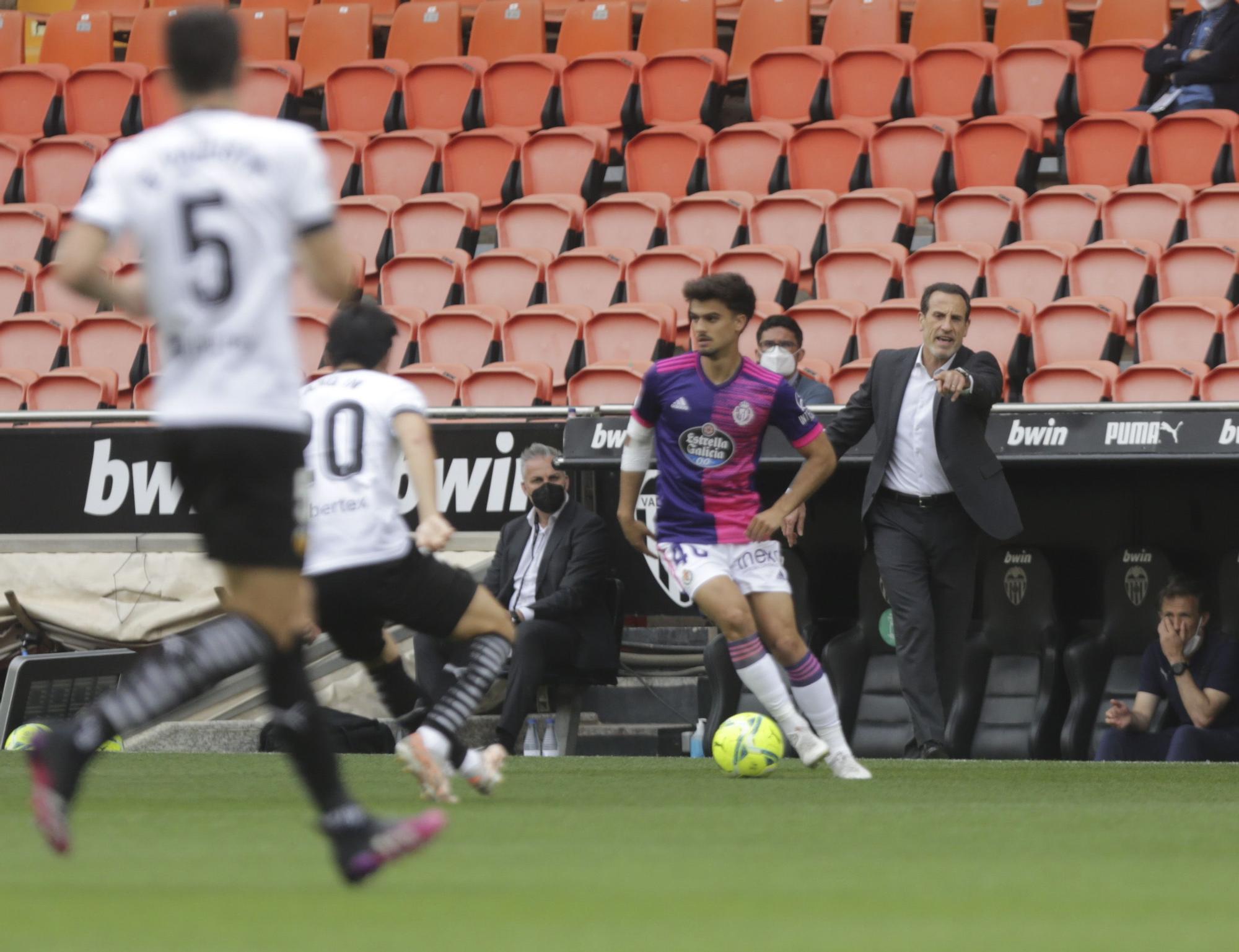 Las imágenes de la victoria del Valencia frente al Valladolid en Mestalla