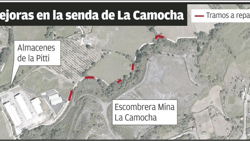 La Confederación Hidrográfica invierte 40.000 euros en la senda de La Camocha