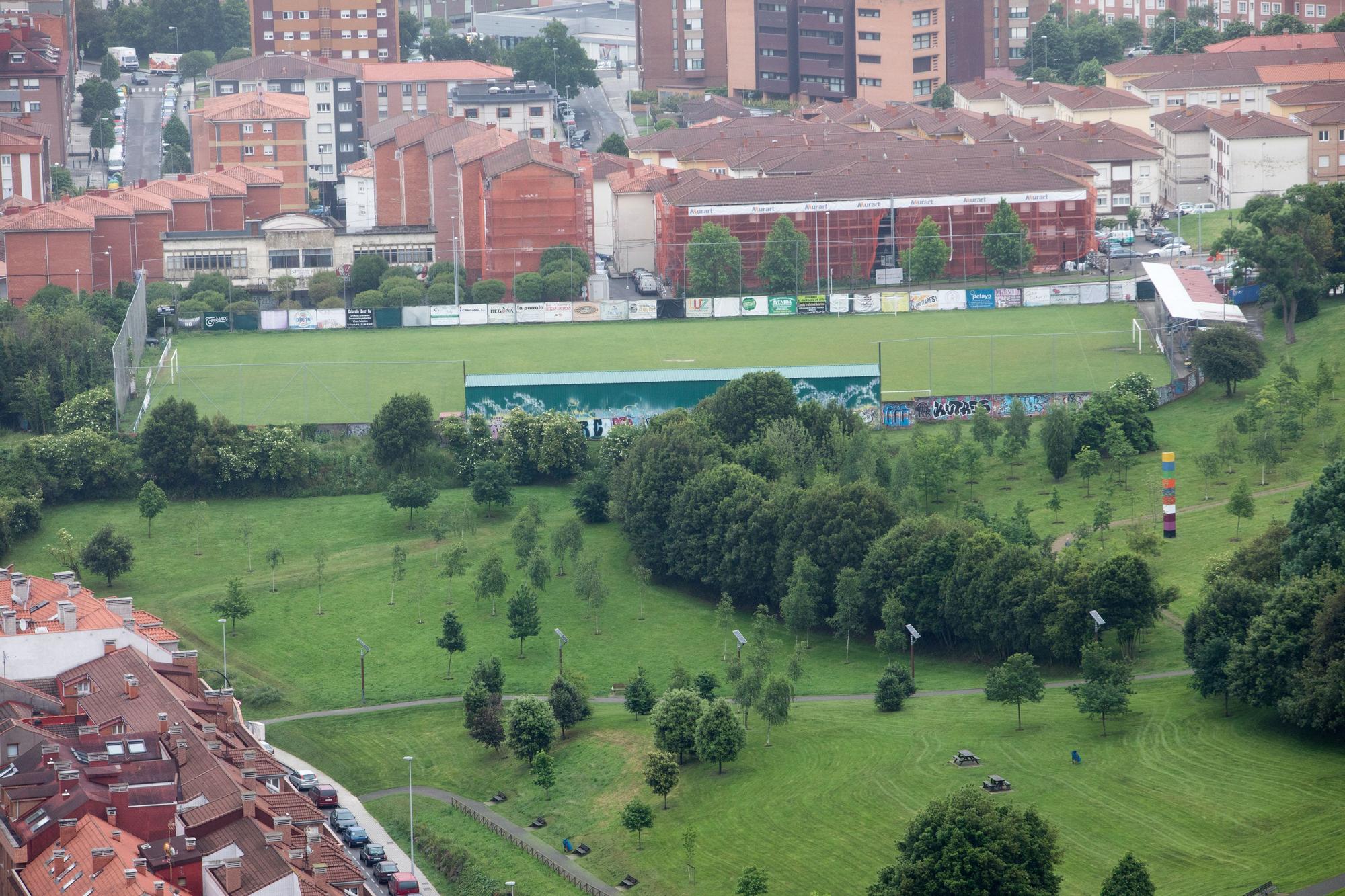 En imágenes: Así se ve Gijón desde el aire