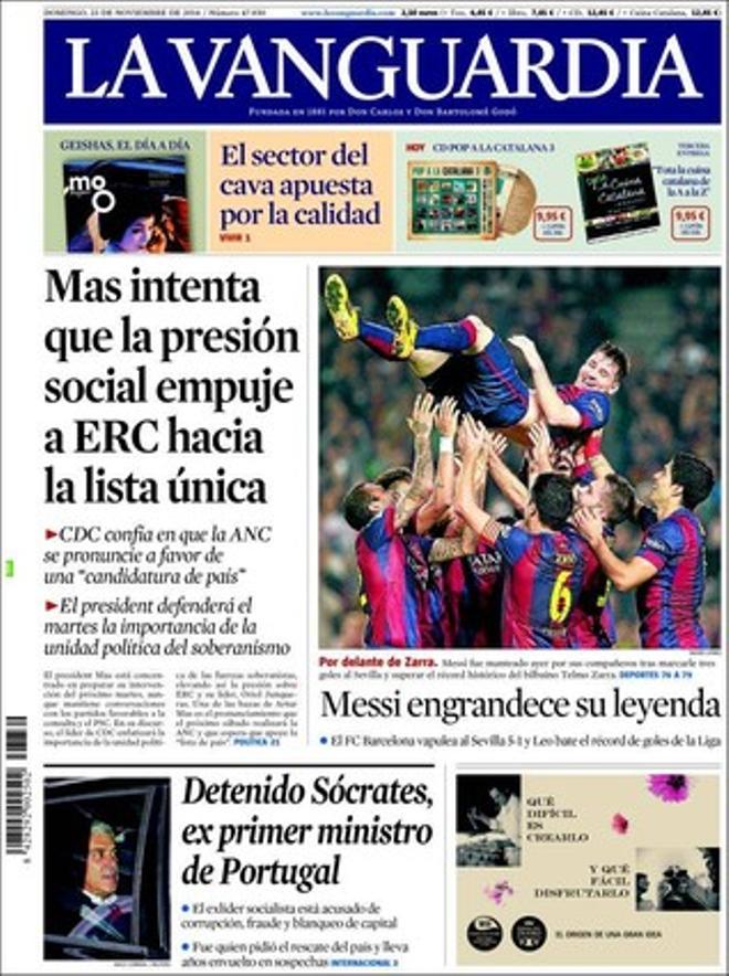 Messi, protagonista en las portadas de medio mundo