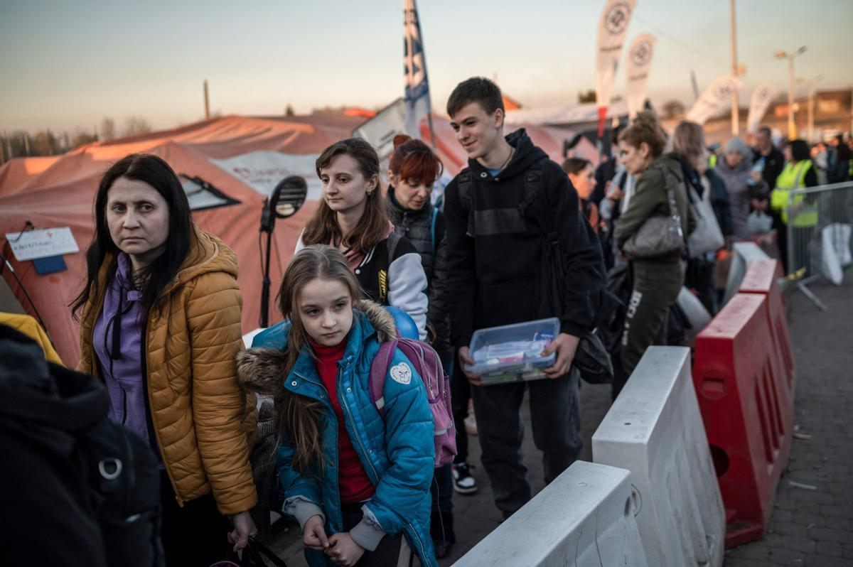 Bulevard solidari a la frontera entre Ucraïna i Polònia