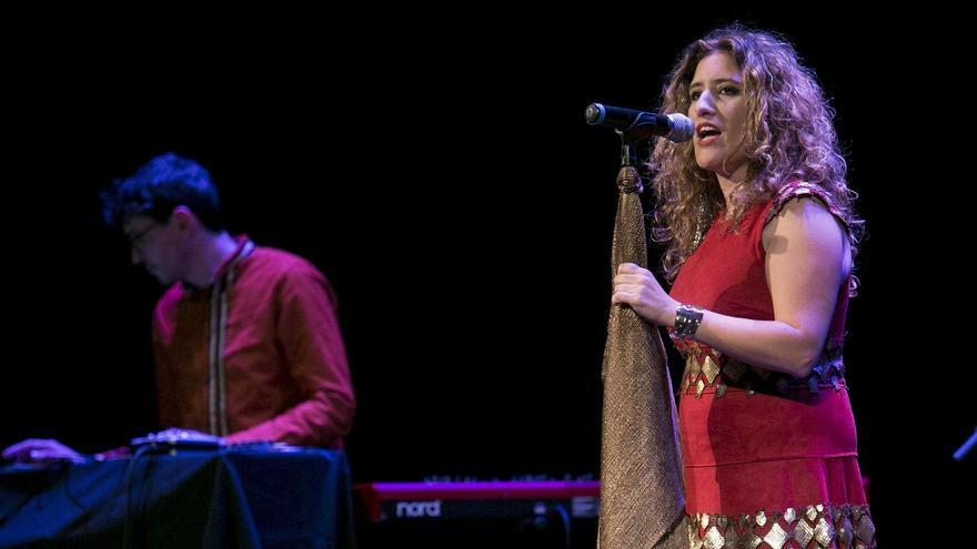 Anabel Santiago, en un concierto en el Filarmónica.