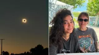 Fueron a Montalvo por el eclipse y el mar les regaló otro espectáculo: "Fue una noche que vamos a recordar siempre"