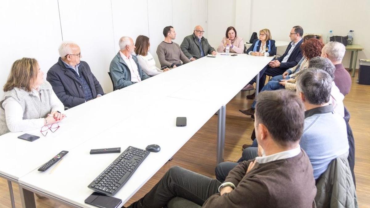 Reunión del Ayuntamiento de Picassent con la secretaria de Estado.