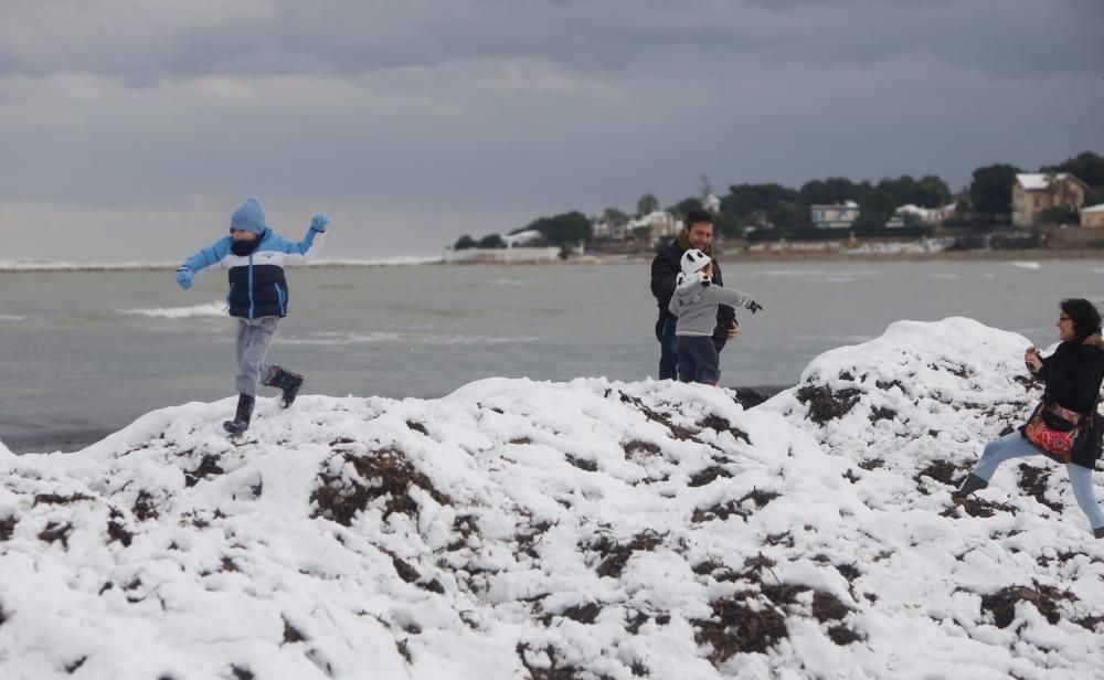 Nieve en Dénia.