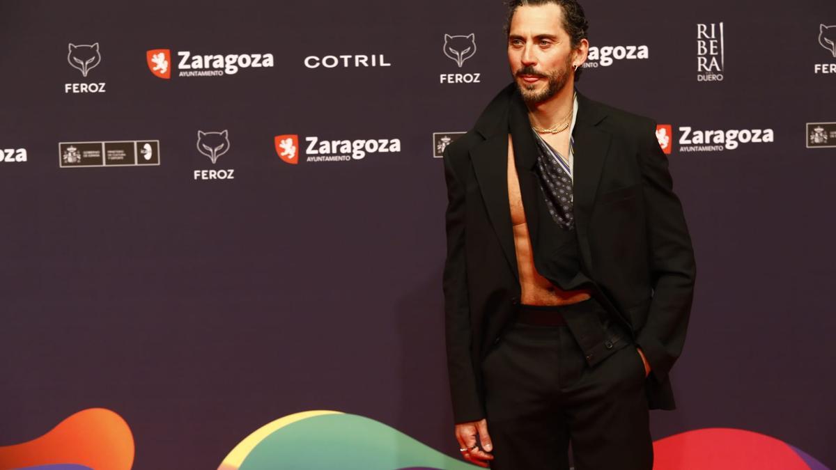 Paco León en la alfombra roja de los Premios Feroz.