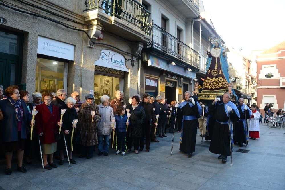 La Virgen de Los Dolores ya está en la excolegiata