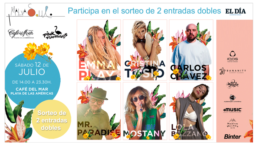 Sorteo de entradas dobles para MalvaSoul