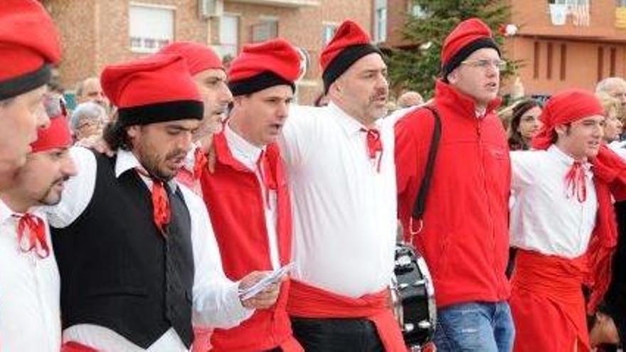 Un grup de cantaires de les caramelles de Callús, l&#039;any passat