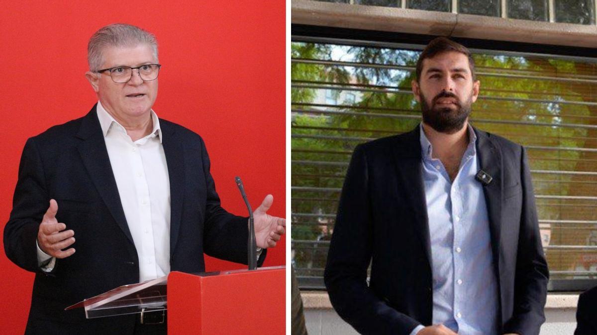 José Vélez (PSOE) y José Ángel Antelo (Vox)