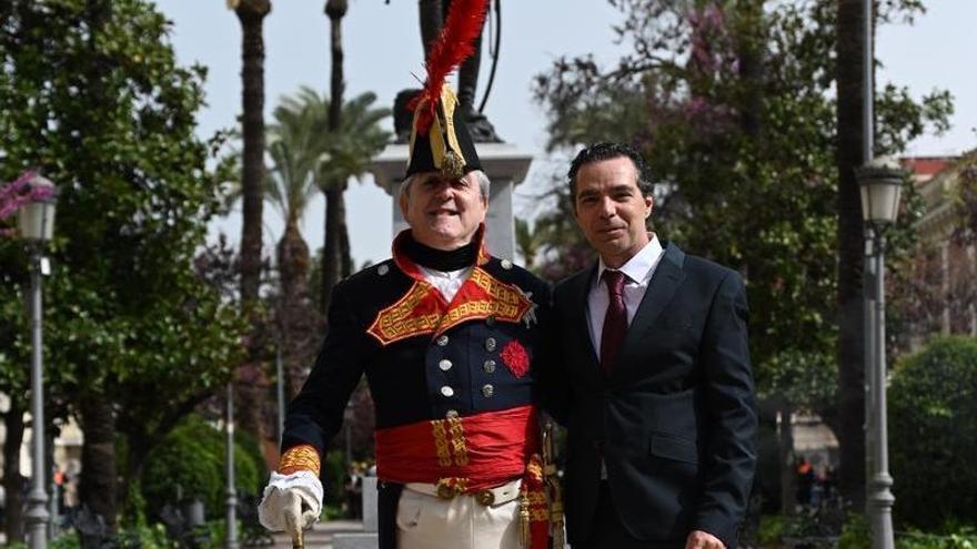 Jesús Ruiz de Burgos y Salvador Amaya, ayer.