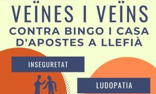 Asociaciones vecinales de Badalona se oponen a la instalación de un bingo en el barrio de Llefià