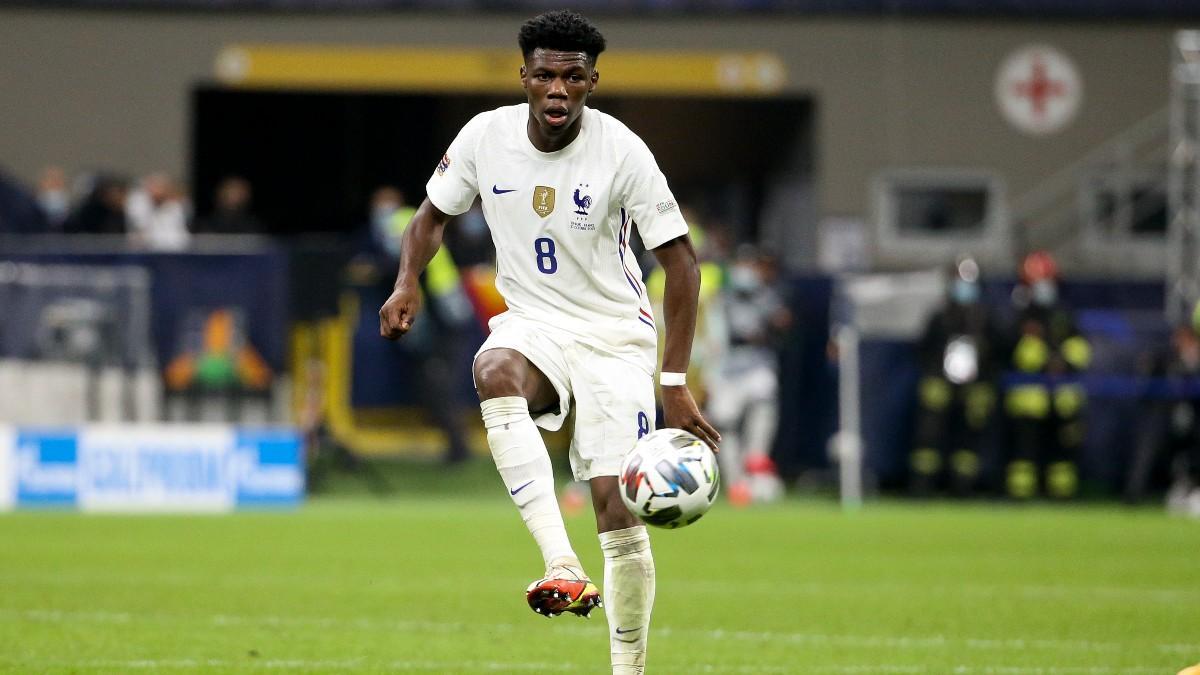 Tchouaméni, en la final de la Nations League ante España