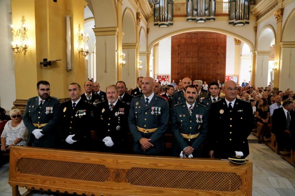 Misa y acto castrense en el cuertel de la Compañía de la Guardia Civil de Torrevieja y la Vega Baja el día de la Virgen del Pilar