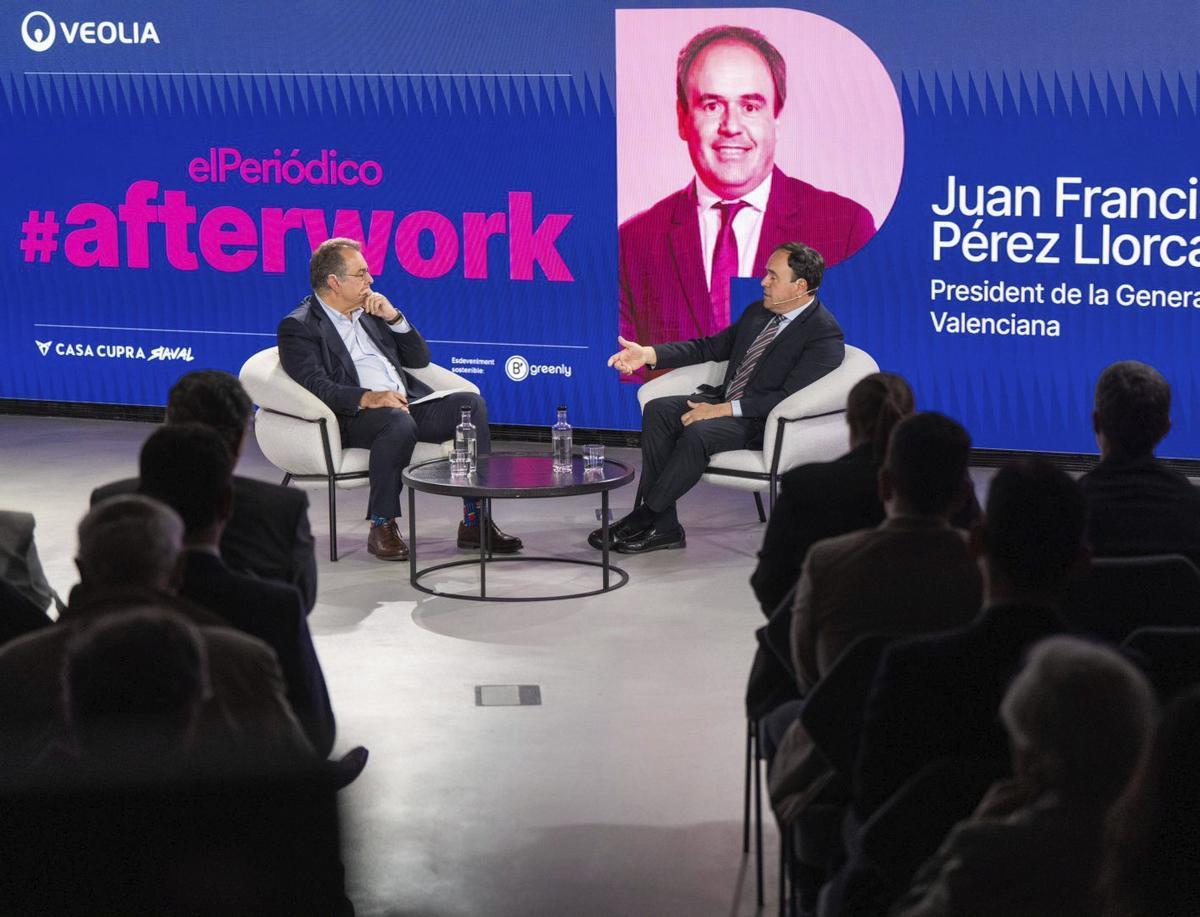 Pérez Llorca: "Vull tenir una relació correcta amb Illa i parlar de finançament"