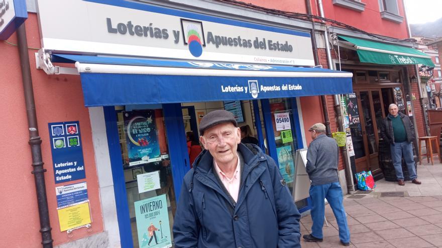 Chuso Martínez, el jubilado allerano al que le tocó el Gordo y &quot;se quedó tan tranquilo&quot;, vuelve a probar suerte con el Niño