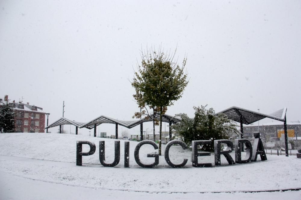 La neu arriba a La Cerdanya