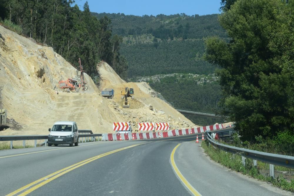 Las obras de la autovía del Morrazo, a punto