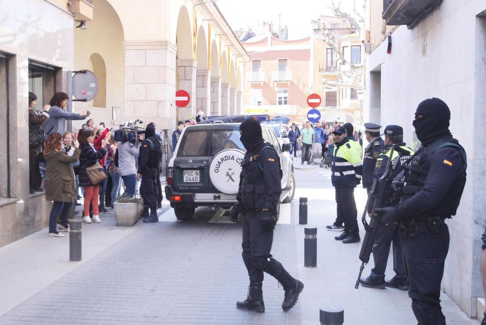 Operació contra el gihadisme a Santa Coloma de Farners