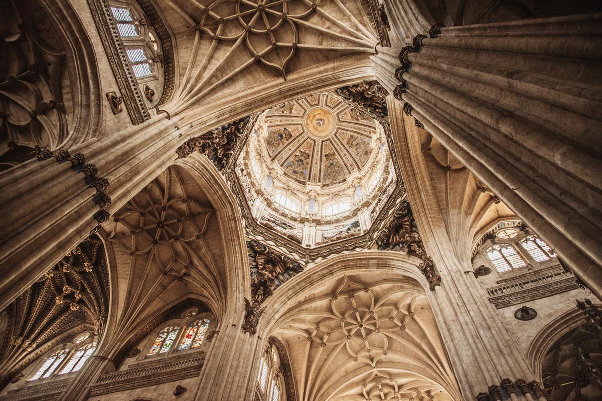 La preciosa cúpula de la catedral