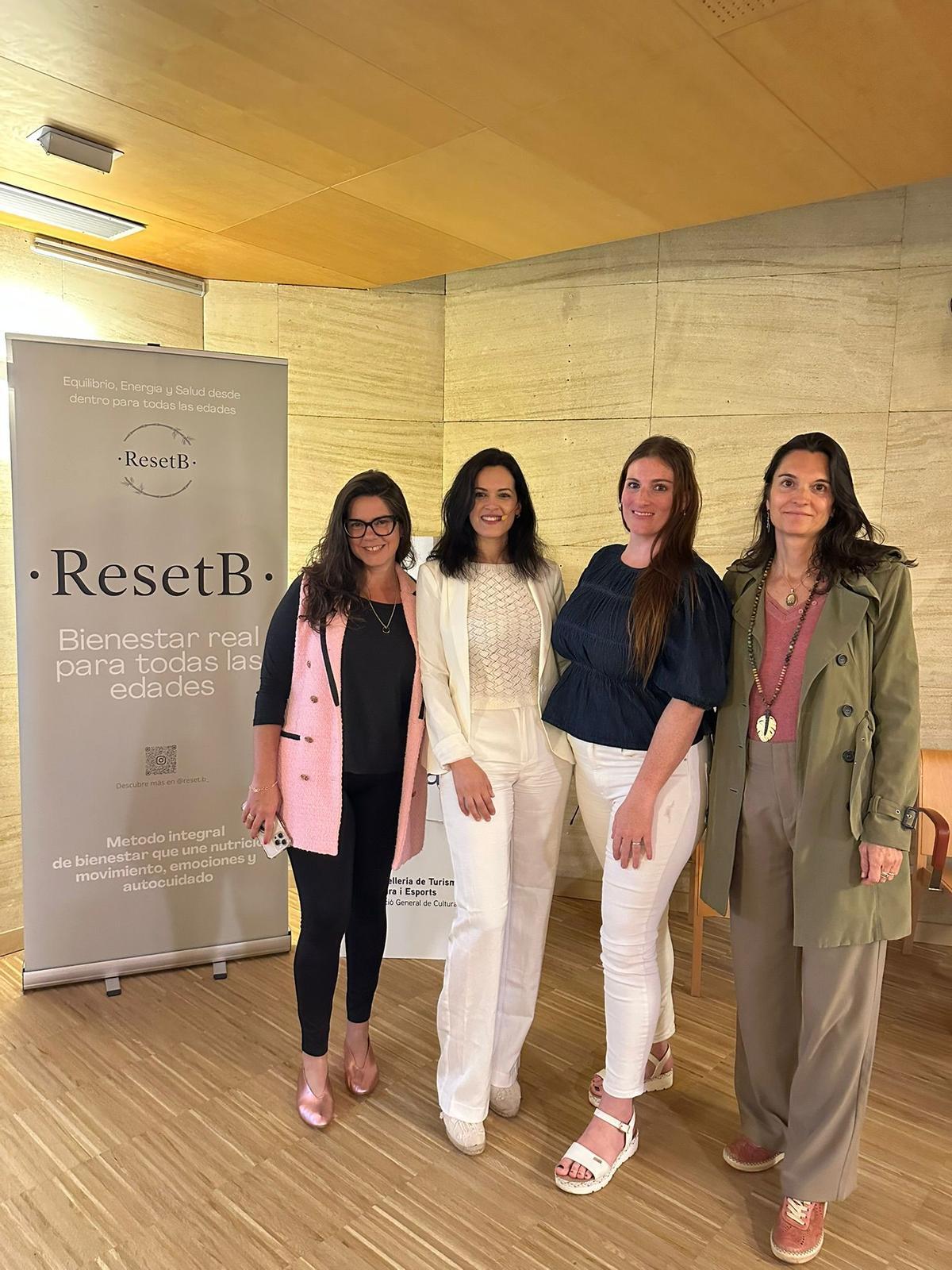 Noelia Esteruelas, Dra Kaoutar, Susana Martín y María Antonia Mayol