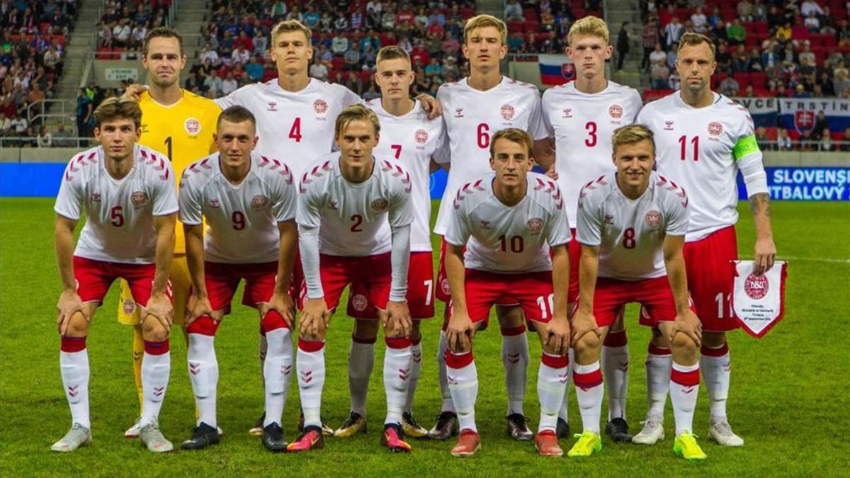 El once de una Dinamarca &quot;amateur&quot; dio la cara ante Eslovaquia en un amistoso