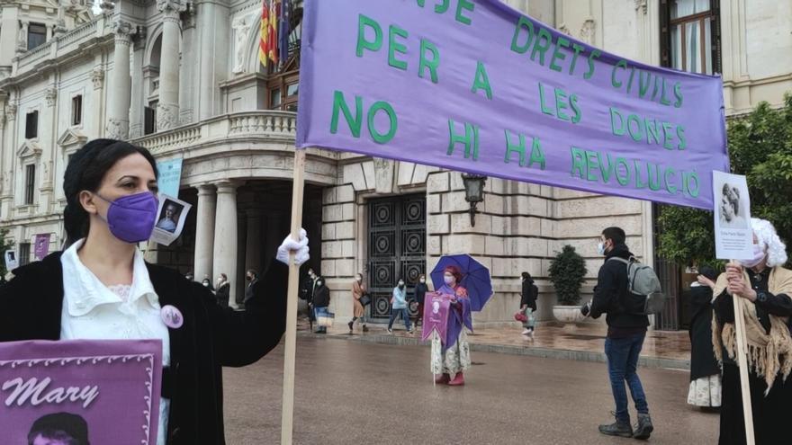 Manifestación 8M Valencia: concentración por el Día de la Mujer