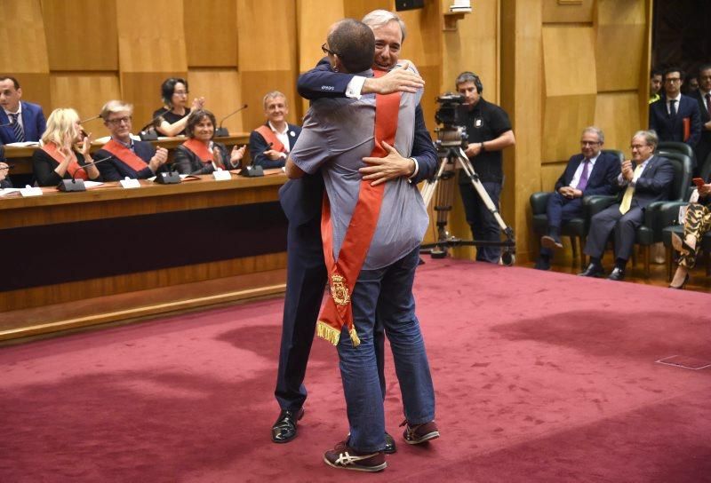 Toma de posesión de Jorge Azcón como alcalde de Zaragoza