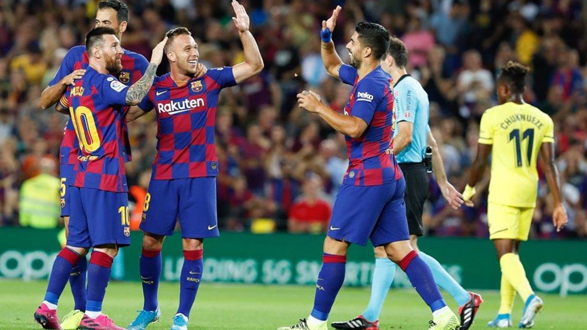 La temporada pasada, el Barça venció por 2-1 al Villarreal; el segundo gol fue del ahora 'juventino' Arthur Melo